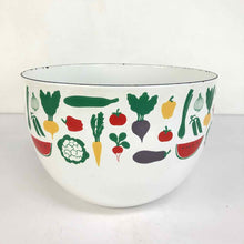 Load image into Gallery viewer, Fruit &amp; Veggies Enamel Bowl