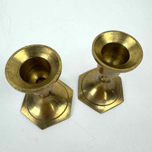 Load image into Gallery viewer, Small Brass Candleholders