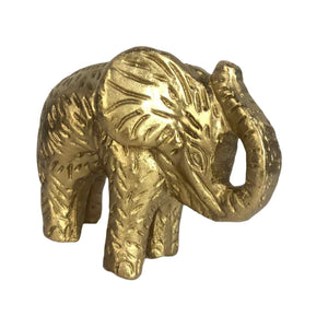 Gold Elephant Sculpture