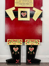 Load image into Gallery viewer, Hand Painted Santa Cutout