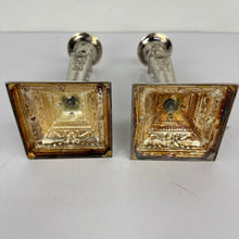 Load image into Gallery viewer, Silver Candleholders