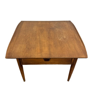 Modern Walnut End Table