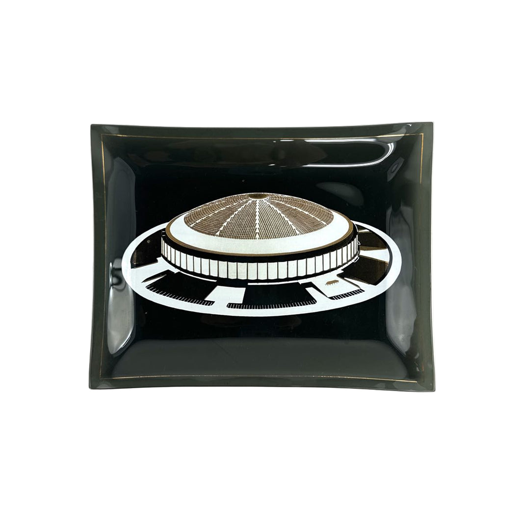 Astrodome Smoky Glass Plate