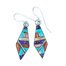 Load image into Gallery viewer, Multi Color Sterling Earrings