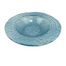 Load image into Gallery viewer, Blue Textured Glass Bowl