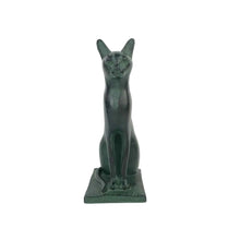 Load image into Gallery viewer, Green Cat Sculpture