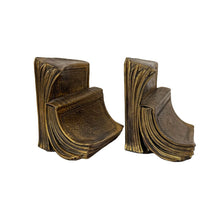 Load image into Gallery viewer, Brass Book Bookends