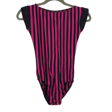Load image into Gallery viewer, Striped Jazzercise Leotard Suit