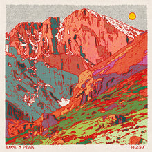 Load image into Gallery viewer, Longs Peak Landscape Print