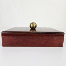 Load image into Gallery viewer, Brass &amp; Rosewood  Box