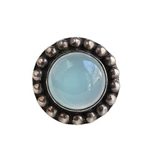Load image into Gallery viewer, Blue Chalcedony Sterling Ring
