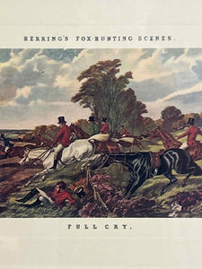 Fox Hunting Scene Prints
