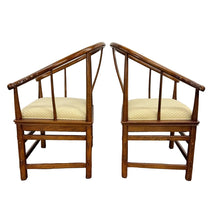 Load image into Gallery viewer, Oak Horseshoe Chairs
