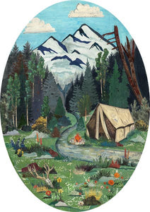 Dolan Geiman Signed Print Camping