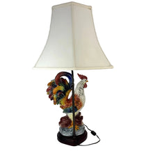 Load image into Gallery viewer, Rooster Pottery Lamp
