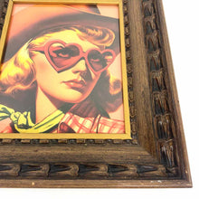 Load image into Gallery viewer, Framed Heart Sunglasses Art Print