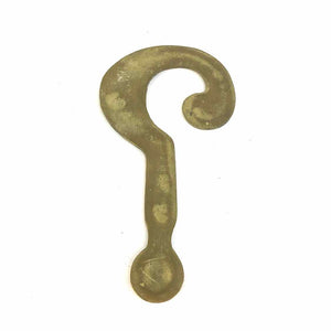 Brass Question Mark