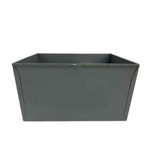 Load image into Gallery viewer, Gray Metal Bin