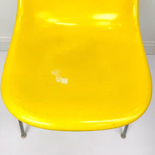 Load image into Gallery viewer, Modern Yellow Fiberglass Shell Chair