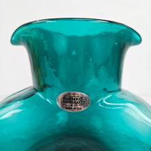 Load image into Gallery viewer, Teal Glass Water Bottle