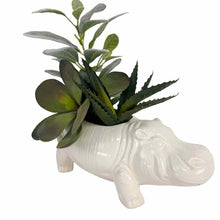Load image into Gallery viewer, Ceramic Hippo Planter