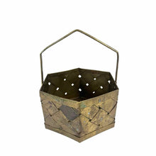 Load image into Gallery viewer, Woven Brass Basket