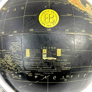 Black World Globe