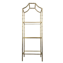 Load image into Gallery viewer, Gold Metal Rattan Shelf
