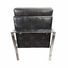 Load image into Gallery viewer, Chrome &amp; Vinyl Chair