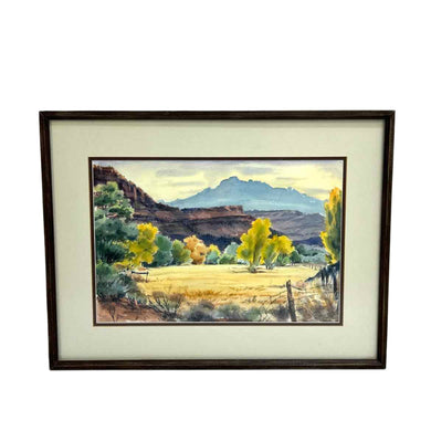 Utah Landscape Watercolor Painting