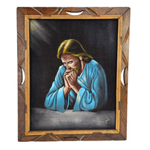 Load image into Gallery viewer, Black Velvet Jesus Painting