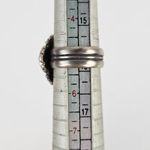 Load image into Gallery viewer, Sterling &amp; Yellow Lepidolite Ring