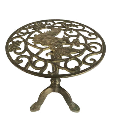 Brass Squirrel Plant Stand