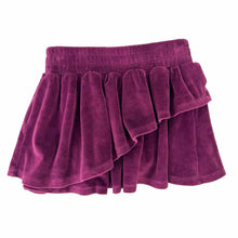 Load image into Gallery viewer, Purple Velvet Girls Skirt