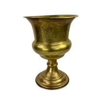 Load image into Gallery viewer, Large Brass Urn Vase