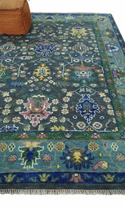 Blue Oushak Area Rug