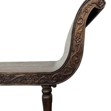 Load image into Gallery viewer, Hand Carved Wooden Daybed
