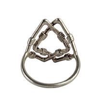Load image into Gallery viewer, Sterling Silver Overlapping Ring