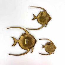 Load image into Gallery viewer, Brass Angel Fish Wall Hangings