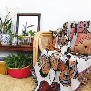 Butterfly Tapestry Blanket