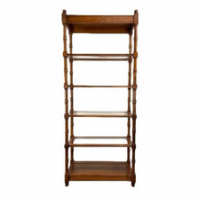 Load image into Gallery viewer, Faux Bamboo Etagere Shelf