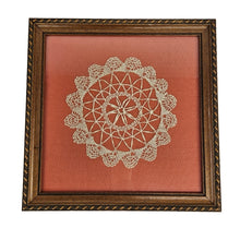 Load image into Gallery viewer, Bobbin Lace Doily Wall Art