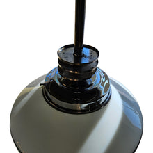 Load image into Gallery viewer, Milk Glass &amp; Chrome Pendant