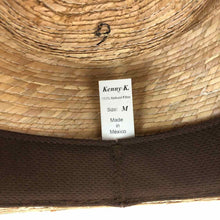 Load image into Gallery viewer, Flat Brim Straw Hat