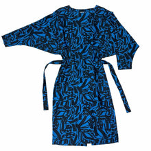 Load image into Gallery viewer, Black &amp; Blue Dress