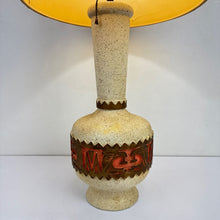 Load image into Gallery viewer, Mid-Century Pottery Lamp