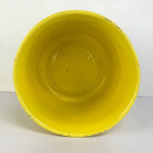 Yellow Pottery Planter