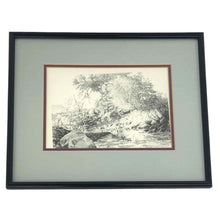 Load image into Gallery viewer, River Bank Ink Drawing Print