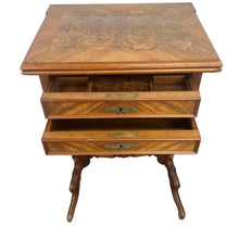 Load image into Gallery viewer, Antique Danish Sewing Table
