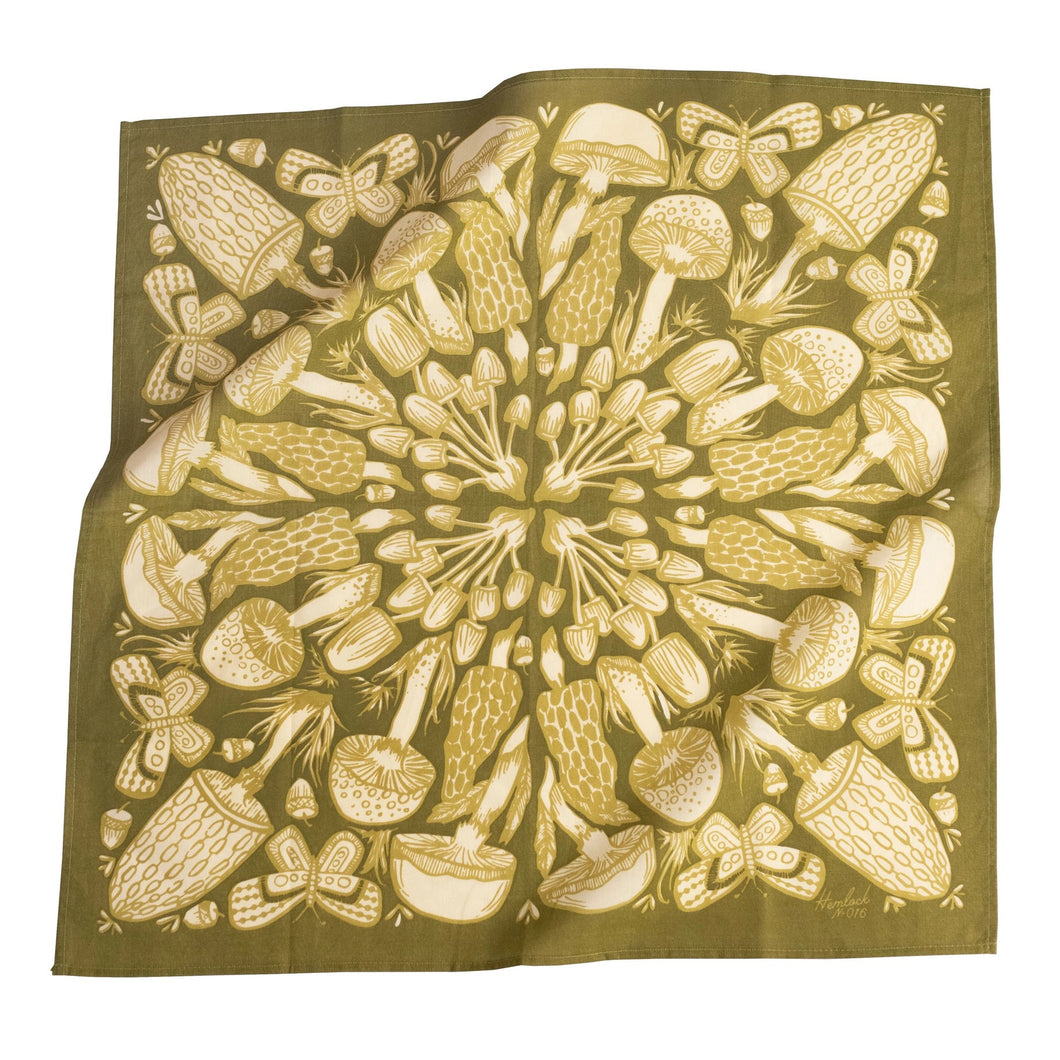 Mushrooms Bandana Scarf